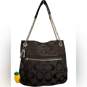 Coach Poppy Lurex Convertible Bag w/ Two-way Chain (2011) & Dusty